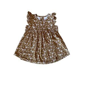 jamie kay golden floral dress Brea Dress || Magnolia l Rylee and Cru – Arrow Boutique main image 1